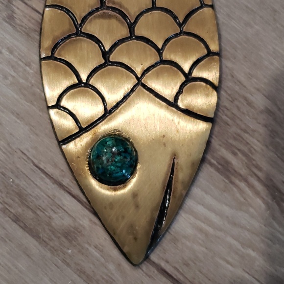 Vintage Eilat Israel Brass Fish Bottle Opener - Picture 2 of 6